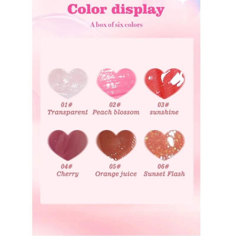 Crystal Lip Gloss Set — application