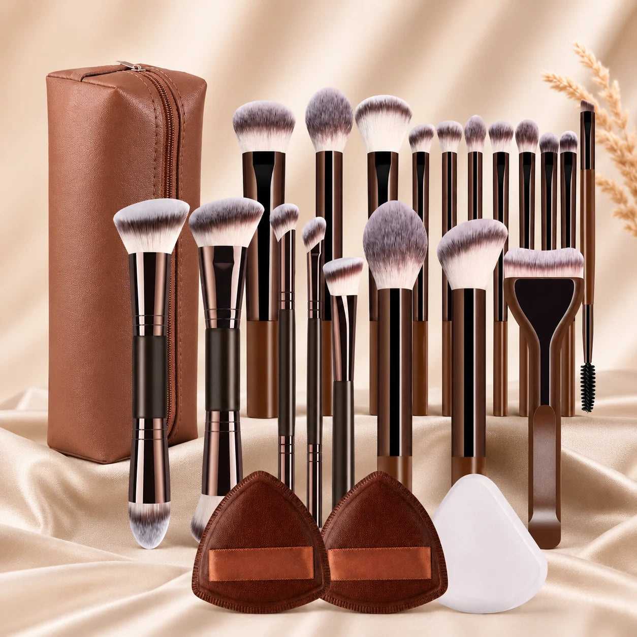 Dual-Ended Makeup Brush Set 1